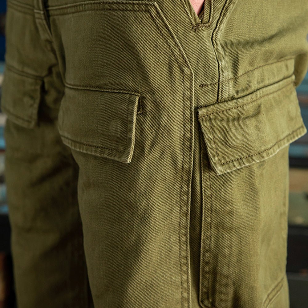 【LIMITED EDITION · OKAYAMA VERSION】REMASTERED 1950'S CZECH ARMY M85 HIGH WAIST MILITARY PANTS(OM0019) - Nttitudoo MFG