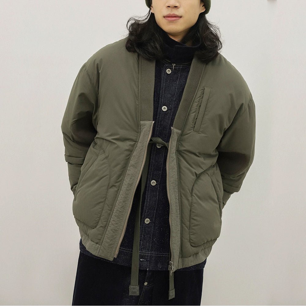 【LIMITED EDITION】 SLEEVE-DETACHABLE GOOSE DOWN KIMONO COAT (UT0005) - Nttitudoo MFG