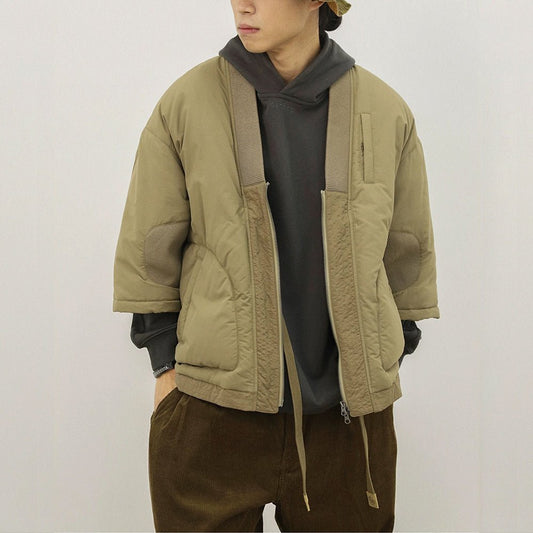 【LIMITED EDITION】 SLEEVE-DETACHABLE GOOSE DOWN KIMONO COAT (UT0005) - Nttitudoo MFG