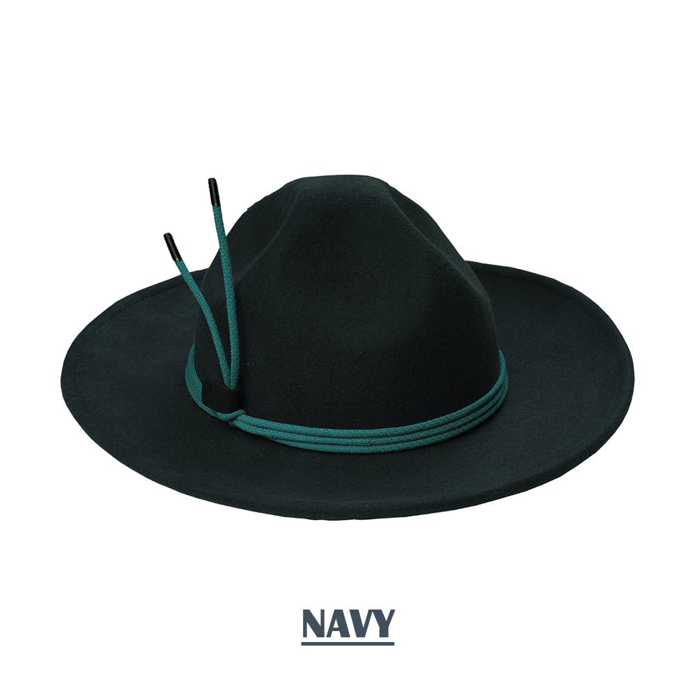 【LIMITED EDITION】AMERICAN RETRO HAND-DYED PURE WOOL REFLECTIVE CORD RANGER HAT (SL0005) - Nttitudoo MFG