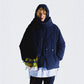 【LIMITED EDITION】DETACHABLE SCARF COLOR BLOCK PATCHWORK POUCH COAT (EL0003) - Nttitudoo MFG