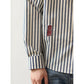 【LIMITED EDITION】FRENCH RETRO 1960’S CORDUROY JACQUARD AGED PATCHWORK SAILOR SHIRT (ZF0050) - Nttitudoo MFG