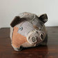 【LIMITED EDITION】JAPANESE PLANT-DYED BORO「LUCKY PIGGY」DOLL (BB0001) - Nttitudoo MFG