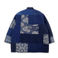 【LIMITED EDITION】JAPANESE TRADITIONAL INDIGO-DYED BANDADA-PATCHWORK SASHIKO STREET KIMONO (MM0009) - Nttitudoo MFG