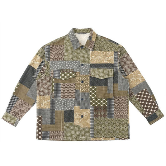 【LIMITED EDITION】RETRO BORO PATCHWORK SHIRT (KR0013) - Nttitudoo MFG