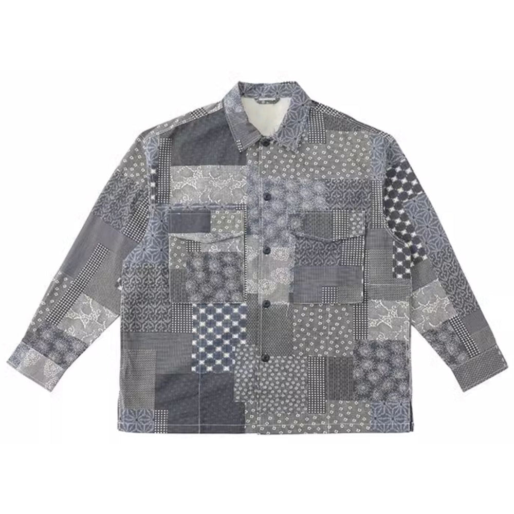 【LIMITED EDITION】RETRO BORO PATCHWORK SHIRT (KR0013) - Nttitudoo MFG