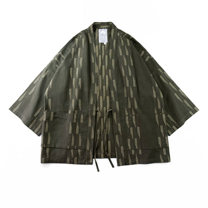 STRIPE & DOT MIXED YARN DYE STREET KIMONO JACKET(ST0016) - Nttitudoo MFG